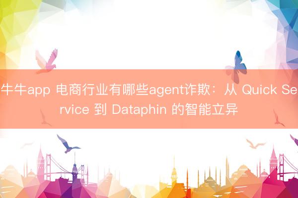 牛牛app 电商行业有哪些agent诈欺：从 Quick Service 到 Dataphin 的智能立异