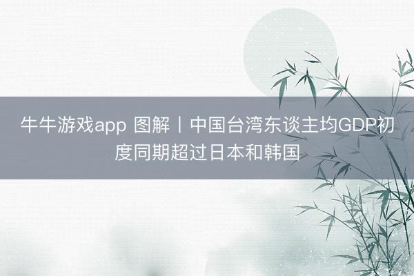 牛牛游戏app 图解丨中国台湾东谈主均GDP初度同期超过日本和韩国