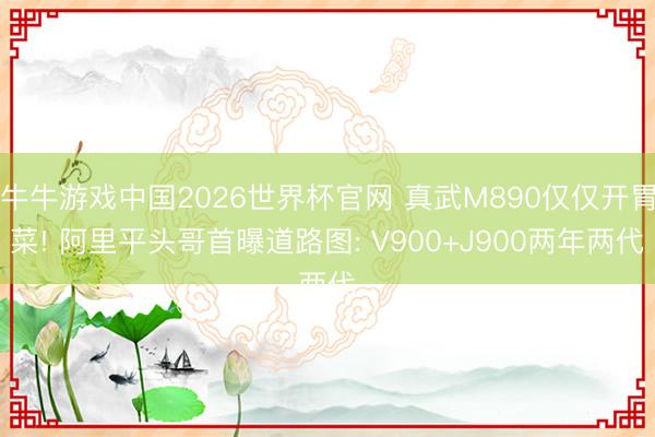 牛牛游戏中国2026世界杯官网 真武M890仅仅开胃菜! 阿里平头哥首曝道路图: V900+J900两年两代